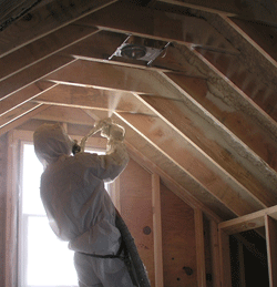  KS attic spray foam insulation
